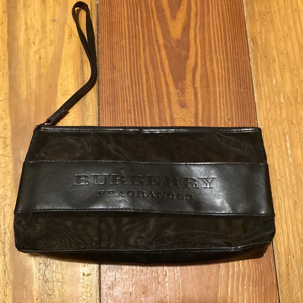 Burberry black fragrance bag see through
